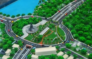 The Tugu Ngurah Rai Intersection Underpass is finalized and nearly operational