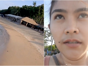 Sanur hotel claims beach and asked Balinese woman to move